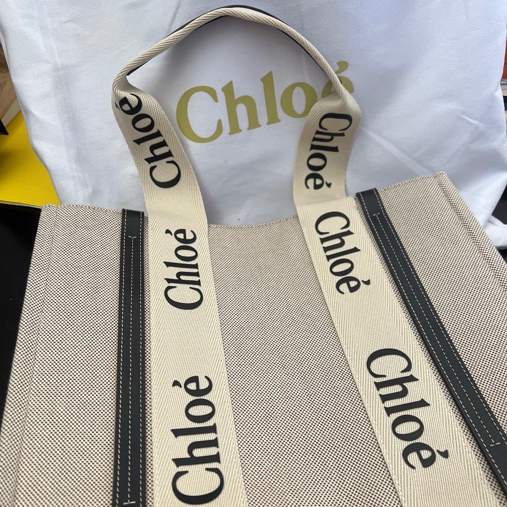Chloe woody tote medium